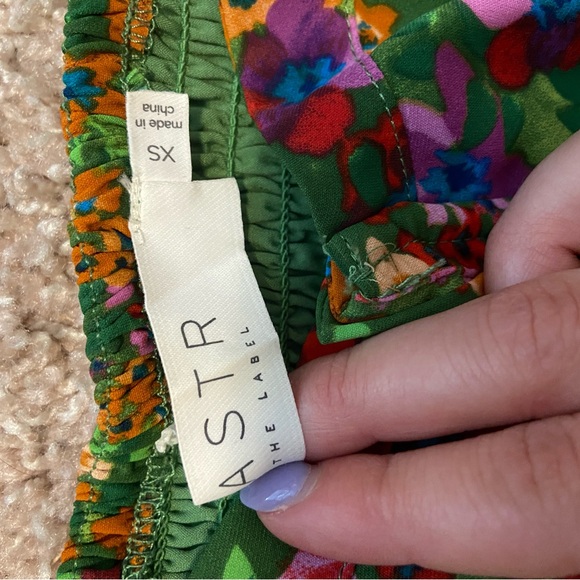 ASTR the Label Print Off Shoulder Corset Top - Picture 9 of 10